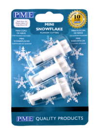 PME SF709 mini Snowflake Plunger Cutter Set 3/ sneeuwvlok