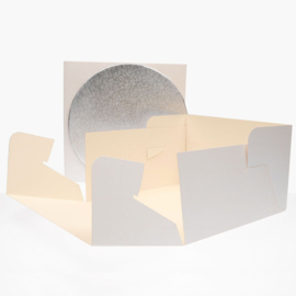 FC Taartdoos & Rond Cake Board (3mm) 30x30x15 cm