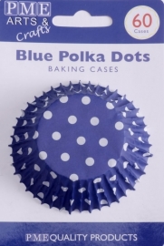 PME BC733 Blue Polka Dots Std Cups Pk60