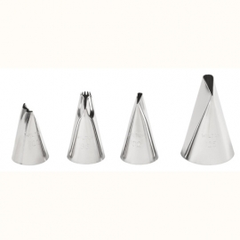 Wilton 418-4568 Ruffles Tip Set/4