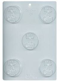 CK 90-16117 Chocolate Cookie Mold IT`S A GIRL
