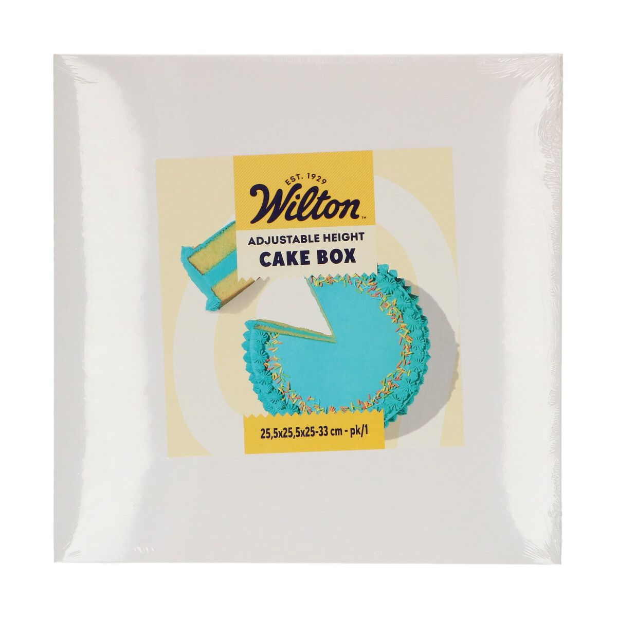 Wilton Taartdoos Verstelbare Hoogte 25x25x20-28 cm