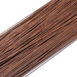 CK Flower Wire 30 Gauge brown 50 stuks