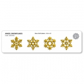 JEM 102CI016 Angel Snowflakes set of 4