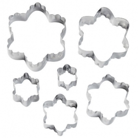 Wilton Blossom 417-2586 Fondant Double Cut-Outs Set/6