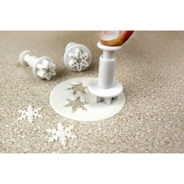 PME SF709 mini Snowflake Plunger Cutter Set 3/ sneeuwvlok