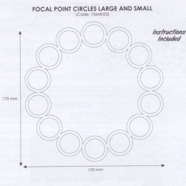 JEM 106M025 FOCAL POINT CIRCLES LARGE AND SMALL