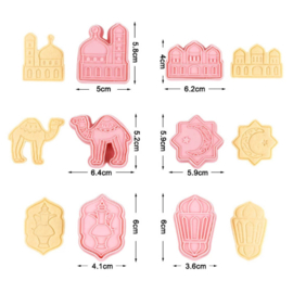 suikerfeest koek uitstekers ( 6 stuks) - CC 201