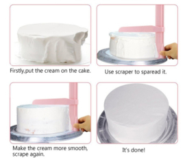 Cake scraper