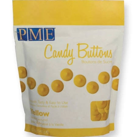 PME CB009 Candy Buttons Yellow 340 gr.