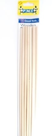 PME DR1008 Wooden Dowel Rods