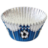 PME BC768 blauw voetbal Foil Baking Cups 30 stk