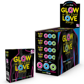 Glow in the Dark Love Rings