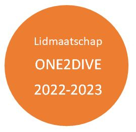 Lidmaatschap ONE2DIVE 2023  2024