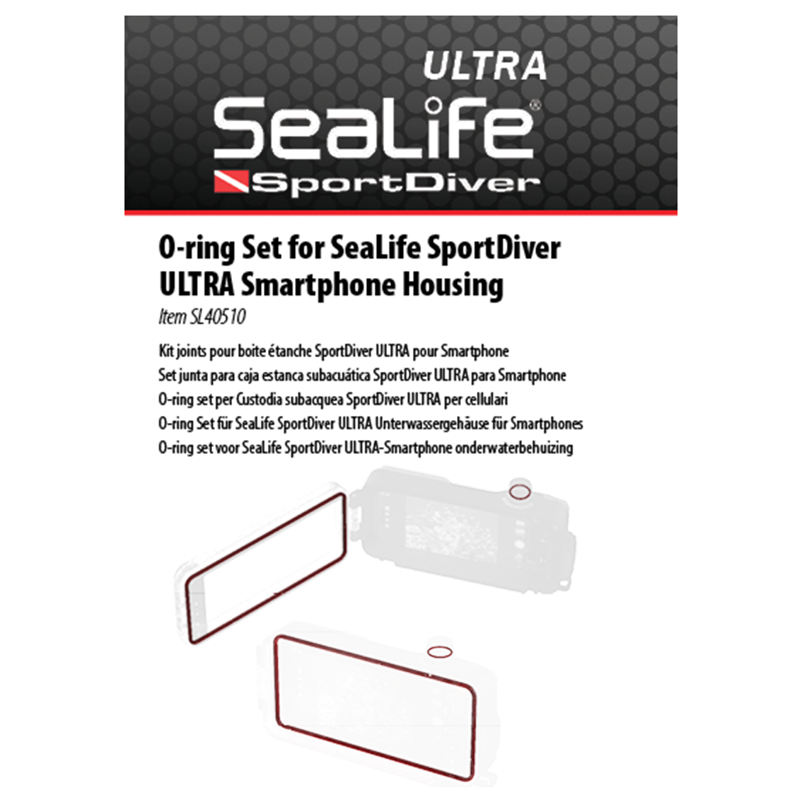 Sealife O-ring Ultra Smartphone Housing