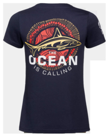 SSI T-SHIRT ROUNDNECK OCEAN IS CALLING WOMEN