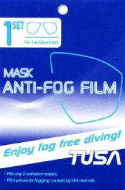 Tusa Mask anti-fog film for 2 window mask