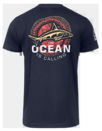 T-SHIRT V-NECK THE OCEAN IS CALLING MEN