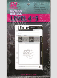 SSI DiveLog Refills level 4-5