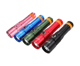 Orca Torch Duiklamp D710 Zwart max 3000lm