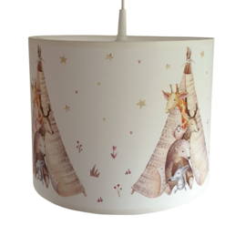 Kinderlamp Aquarel Tipi Bosdiertjes