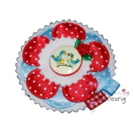 Broche Retro vogeltjes