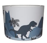 Kinderlamp Dino blauw