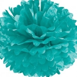 Pom pom aqua