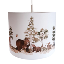 Kinderlamp Bosdieren aquarel