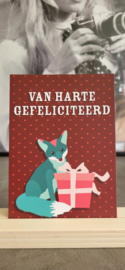 Kaart Gefeliciteerd