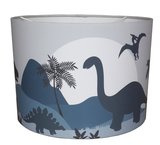 Kinderlamp Dino blauw