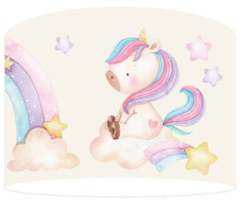 Kinderlamp unicorns in de wolken