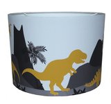 Kinderlamp Dino oker/grijs