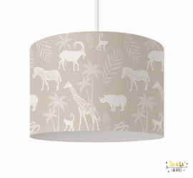 Kinderlamp muted beige jungle