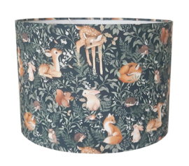 Kinderlamp Forest friends pine donker