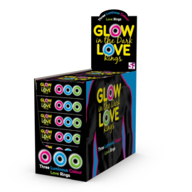 Glow in the Dark Love Rings