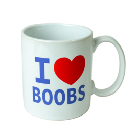 I LOVE BOOBS MUG