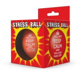 WILL NOT KEEP CALM STRESS BALL