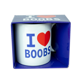 I LOVE BOOBS MUG