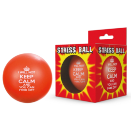 WILL NOT KEEP CALM STRESS BALL