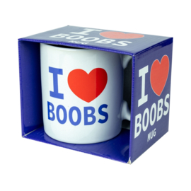 I LOVE BOOBS MUG