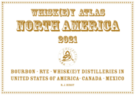 Atlas  maps Whisk(e)y Distilleries North America, Canada en Mexico