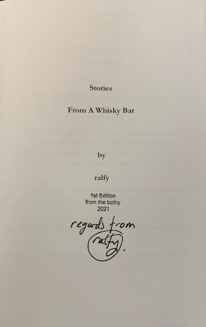 Ralfy Mitchell: Stories from a whisky bar