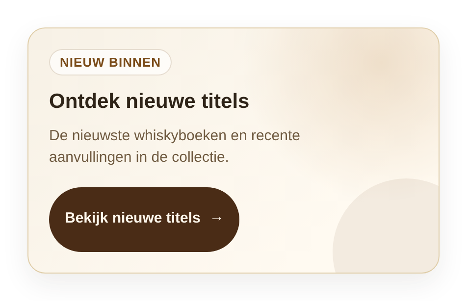 Bekijk nieuwe whiskyboeken