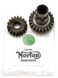 Norton 4th gear set, Partno. 06 1057 + 06 1058