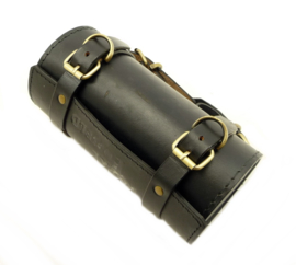 Royal Enfield Strap-on tool roll real leather (Black)