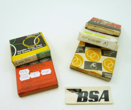 BSA A7 piston ring set std + oversizes