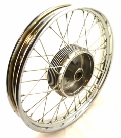 Jawa / CZ wheel 1.85x18" without brake plate (634 56 110 / 487 56 100) Genuine Jawa-CZ