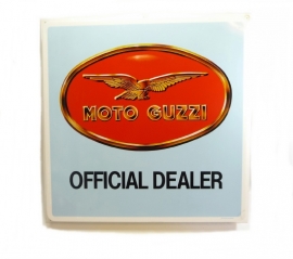 Genuine Moto Guzzi dealer sign 80x80x7