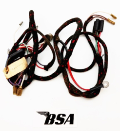 BSA - Triumph 250 Singles Wiring harness (main) 19-1075 (Lucas nr LU 54959480) cloth braided